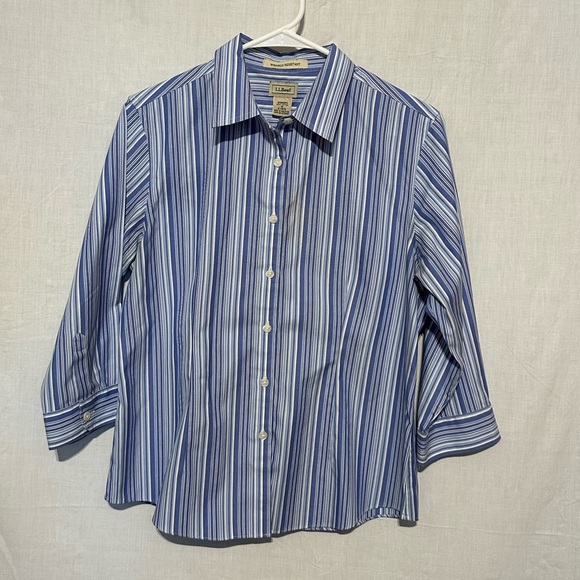 LL Bean women’s Size M wrinkle resistant - Picture 9 of 9